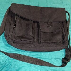 Black Messenger Bag